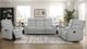 Homelegance® Lyndon Gray Manual Glider Recliner-1