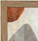 Stylecraft Three Stones I Brown/Gray/Off-White Wall Art -1