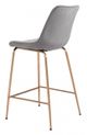 Zuo® Tony Gray and Gold Counter Chair-4