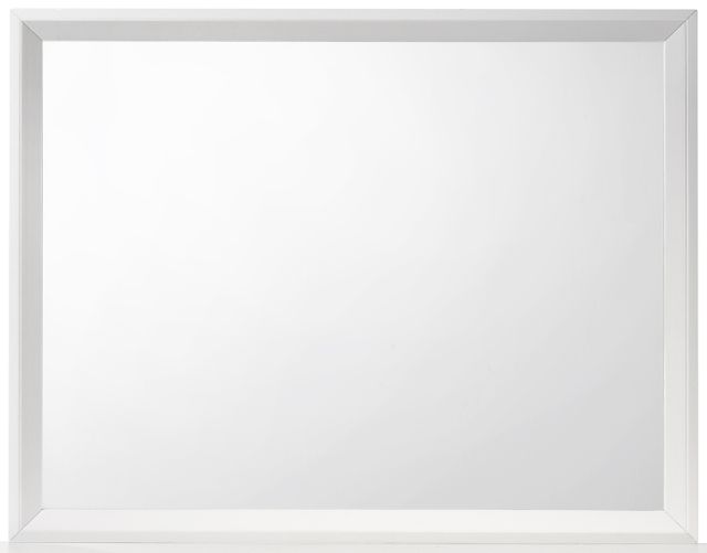 Crown Mark Evan White Dresser Mirror-0