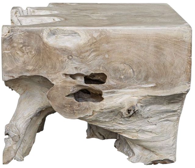 Uttermost® Deguara Bleached Wooden Indoor-Outdoor Coffee Table-4