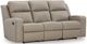 Signature Design by Ashley® Lavenhorne Pebble Reclining Sofa with Drop Down Table-0