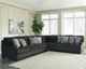 Benchcraft® Charenton Charcoal Sofa-3