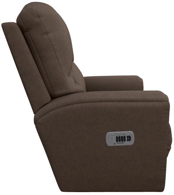 La-Z-Boy® Cassian Mocha Power Wall Recliner with Headrest and Lumbar-3