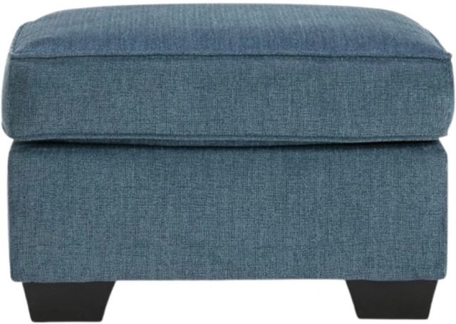 Signature Design by Ashley® Cashton Blue Ottoman-1