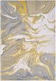 KAS Rugs Luna Blue/Ivory Illusions 5'x8' Area Rug-0