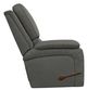 La-Z-Boy® Greyson Blue Grey Leather Manual Wall Recliner-2
