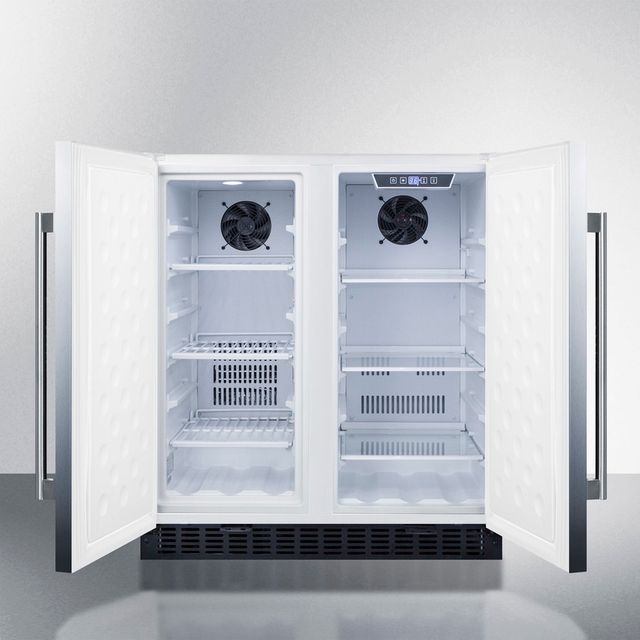 Summit® 5.4 Cu. Ft. Stainless Steel Under the Counter Refrigerator-2