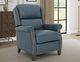 BarcaLounger® Shasta Santa Fe Ocean Leather Manual Recliner-2