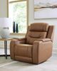 Signature Design by Ashley® Knightington Caramel Power Recliner with Audio Seating-1