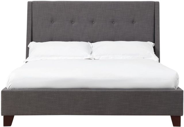 Modus Furniture Madera Dark Charcoal Queen Upholstered Platform Bed-2