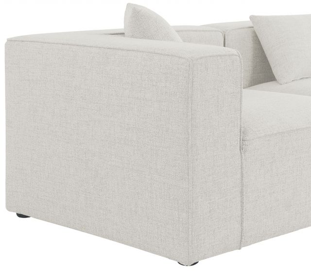 Meridian Furniture Cube 2-Piece Cream Modular Sectional Loveseat-2