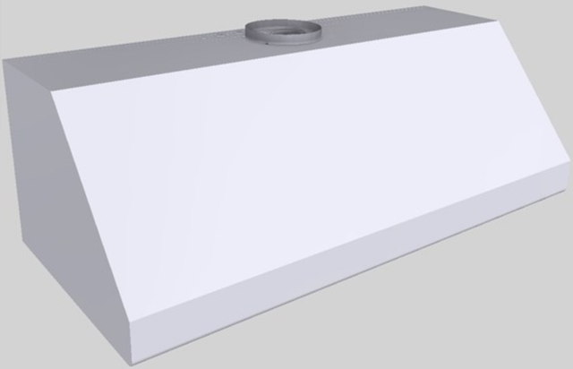 Vent-A-Hood® 54" White Wall Mounted Range Hood-2