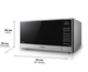 Panasonic® Evolved Genius® 1.6 Cu. Ft. Stainless Steel Countertop Microwave-2