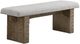 Elements International Conner Light Grey/Oak Dining Bench-0