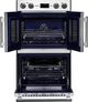 FORNO® Gallico 30" Stainless Steel Double Electric Wall Oven-1