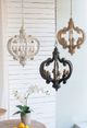 A & B Home Antique White Chandelier-3