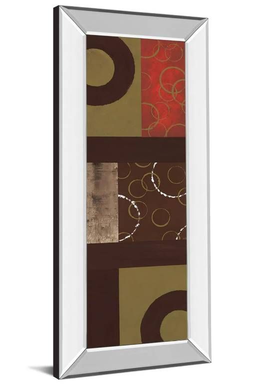 Classy Art Mix N' Match I by Earl Kaminsky Mirror Framed Wall Art-1