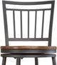 American Woodcrafters Filmore Golden Oak/Slate Gray 25" Barstool-4