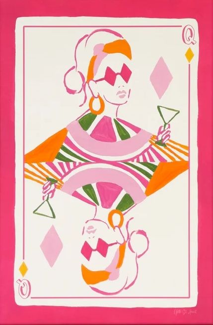 Stylecraft Tamara Day Queen of Diamonds Wall Art-1
