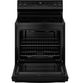 GE® 400 Series 30" Black Freestanding Electric Range-2