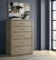 Riverside Furniture Pasadena Casual Taupe 5-Drawer Chest-3