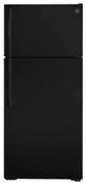 GE® 28" 16.6 Cu. Ft. ENERGY STAR® Black Top Freezer Refrigerator-0
