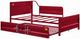 ACME Furniture Cargo Red Twin Daybed with Trundle-1