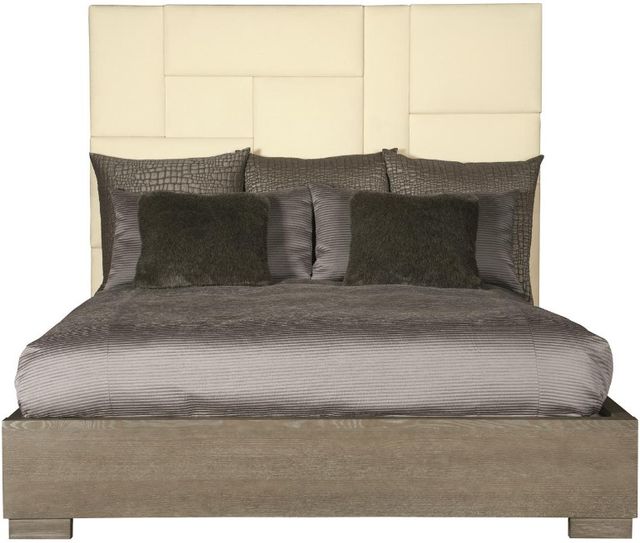 Bernhardt Mosaic Dark Taupe Upholstered Bed-1