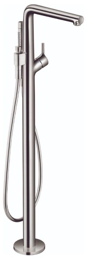 Hansgrohe Talis S Chrome Freestanding Tub Filler Trim with 1.75 GPM Handshower-0