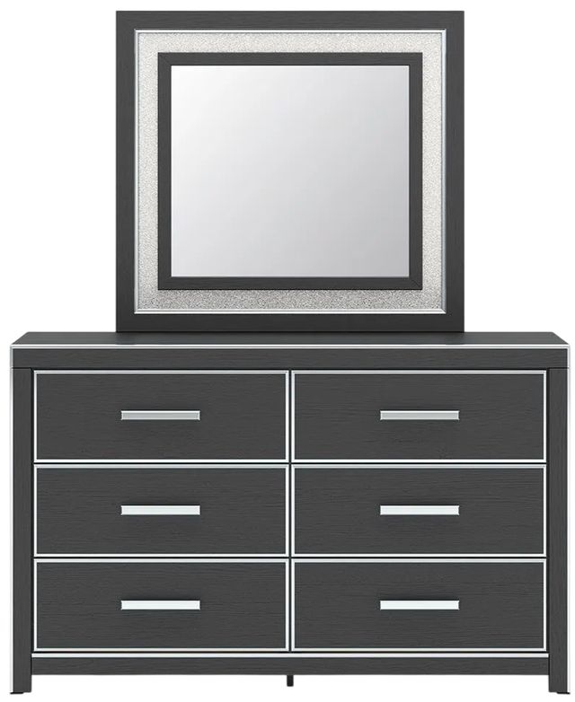Signature Design by Ashley® Zuraleus Black Dresser and Mirror-2