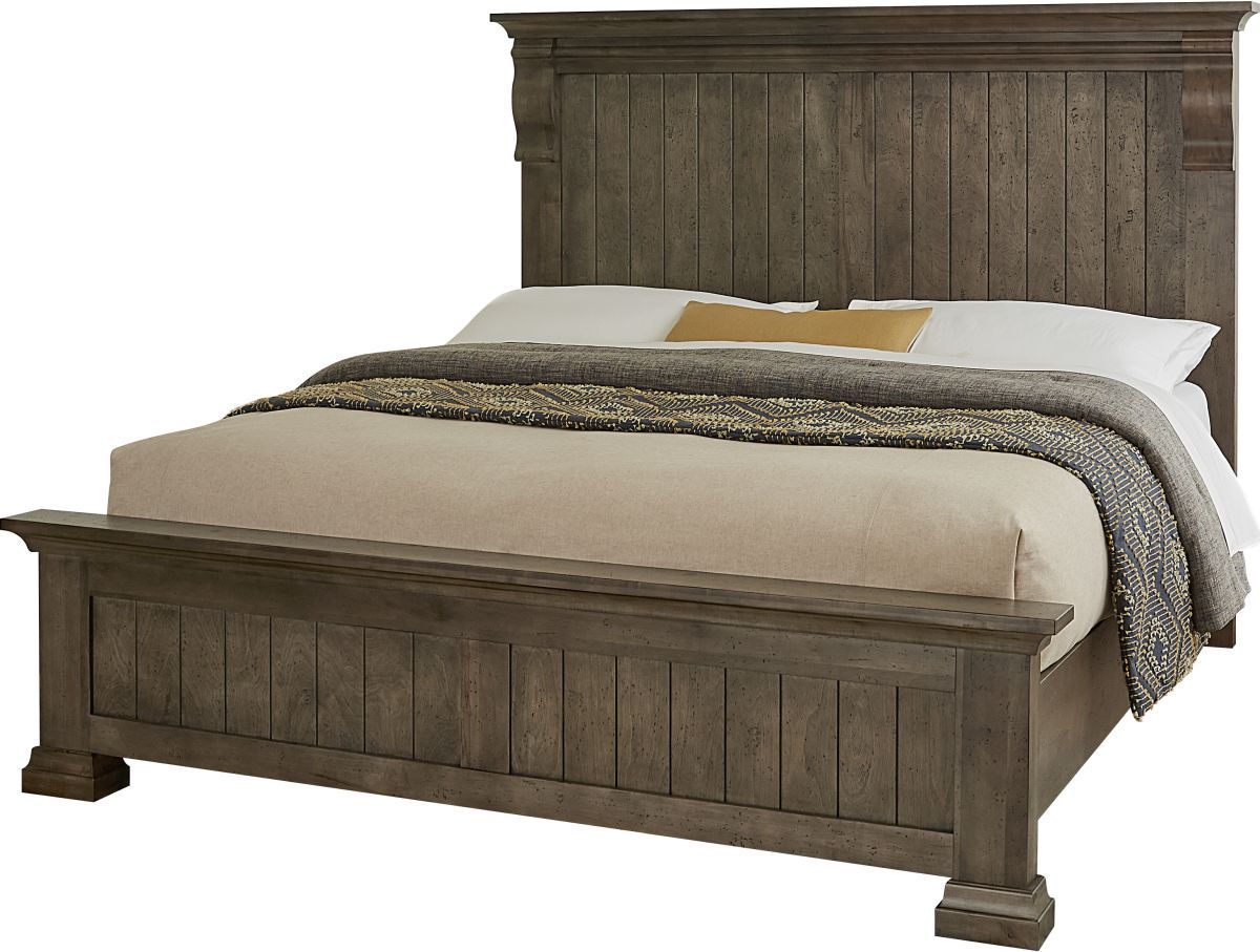 Artisan & Post by Vaughan-Bassett Carlisle Dark Sable Queen Corbel Bed