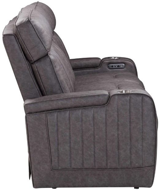 Parker House® Equinox Mercury Power Theater Reclining Sofa with Headrest-4