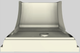 Vent-A-Hood® Designer Series 48" Biscuit Wall Mounted Range Hood-4