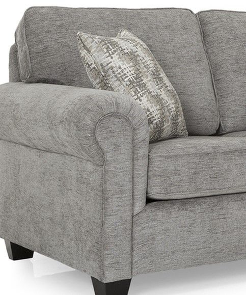Decor-Rest® Furniture LTD 2006 3-Piece Gray Sectional Sofa-1