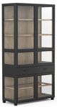 A.R.T. Furniture® Frame Black/Chesnut Display Cabinet -0