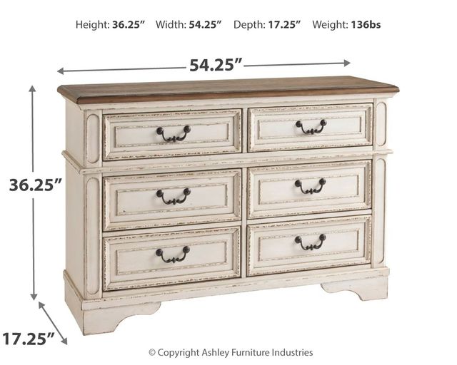 Signature Design by Ashley® Realyn Two-tone Youth Dresser-2