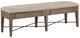 Magnussen Home® Paxton Place Baja Fog/Dovetail Gray Upholstered Bench-0
