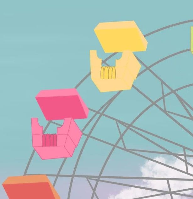 Classy Art Ferris Wheel by Ashley Singleton Wall Art-1