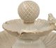 A & B Home White 2-Tier Outdoor Decorative Water Fountain-3