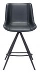 Zuo® Aki Black Set of 2 Counter Chairs-1