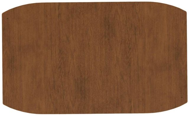 Mavin Customizable Boat Extendable Dining Table with 2 Leaves-3