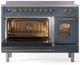 Ilve® Nostalgie II Series 48" Blue Grey Pro Style Induction Range-4