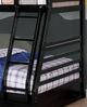 Furniture of America® California Black Twin/Full Bunk Bed-3