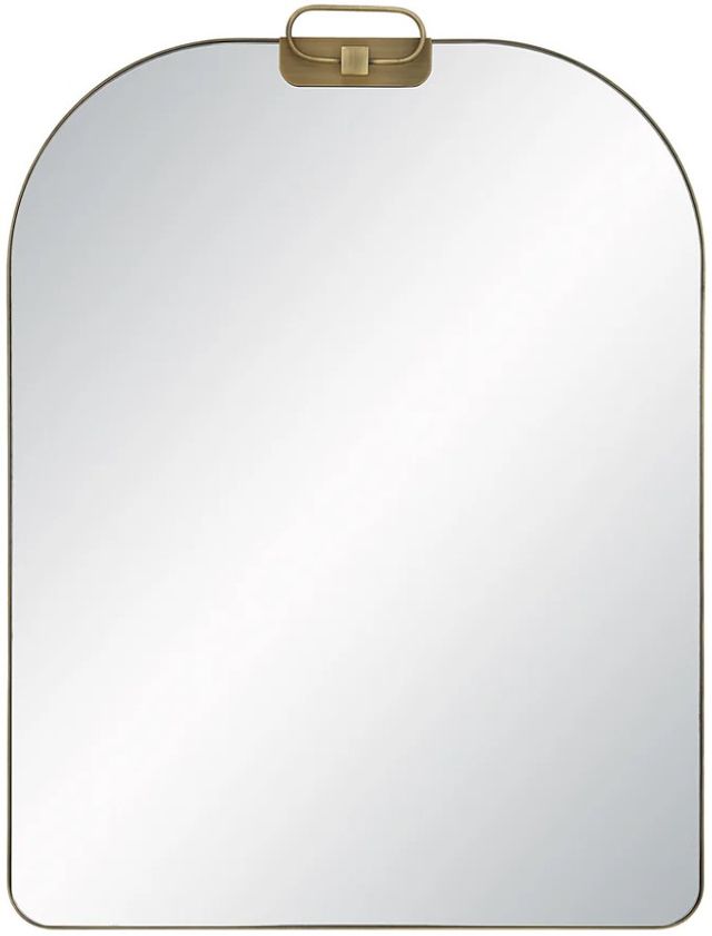 Renwil® Oro Antique Brushed Brass Accent Mirror-0