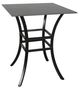 CabanaCoast® Customizable Monaco Stone 36" Outdoor Square Bar Table-5