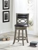 New Classic® Home Furnishings Manchester Black/Gray Counter Stool-1