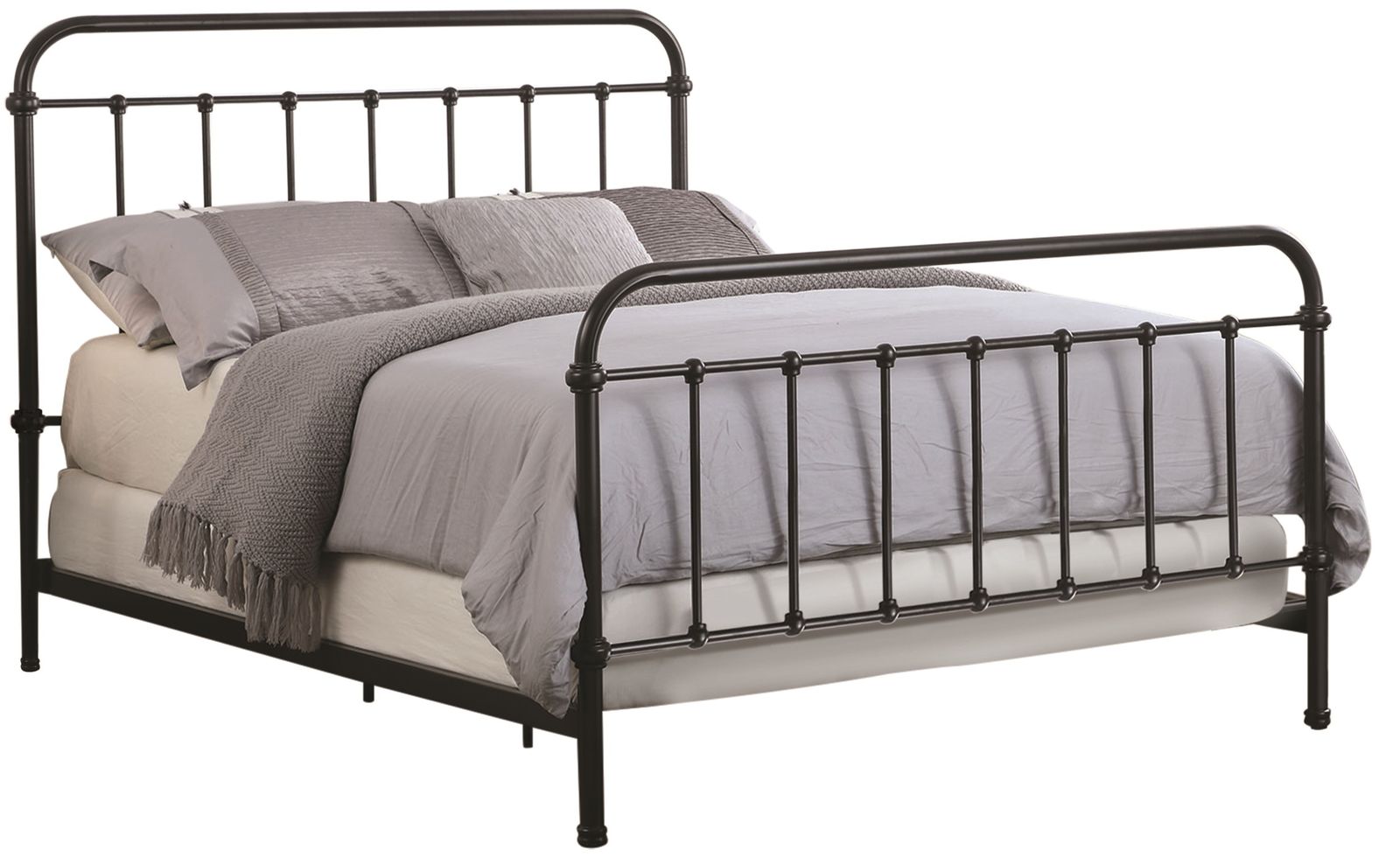 Coaster® Livingston Dark Bronze Queen Metal Bed