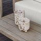 Uttermost® Quarried Stone 2-Piece White Indoor-Outdoor Candleholders-5