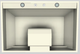 Vent-A-Hood® Designer Series 36" Biscuit Wall Mounted Range Hood-1